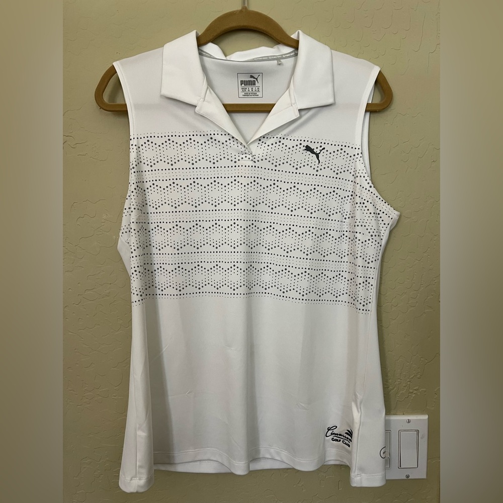 Puma White Women's Golf Top